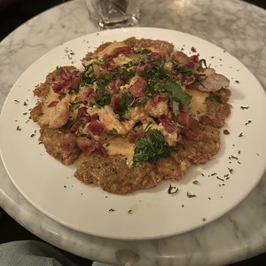 Entradas/Appetizers - Tostones de Langostino