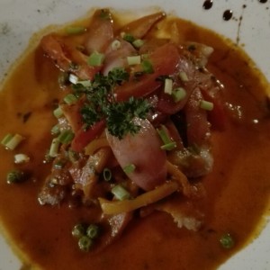 Corvina a la chorrillana