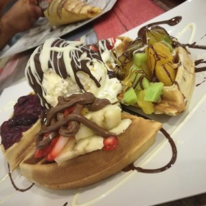 pizza waffle?