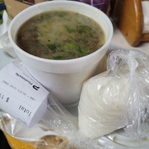 sopa carne