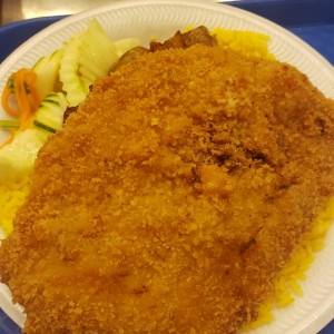 Comida completa con pescado