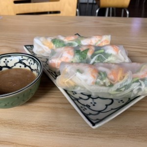 Rollos de camarones