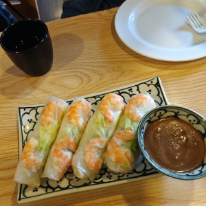 Rollitos Frescos de Camarones