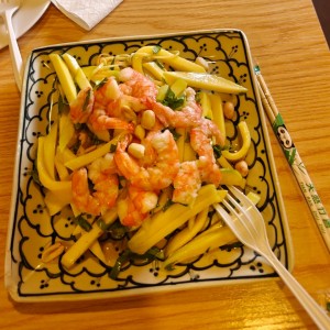 Ensalada de Mango y Camarones