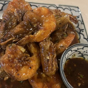 Camarones en salsa tamarindo