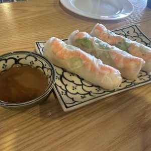 Rollitos Frescos de Camarones