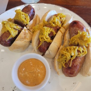 Trio de choripanes