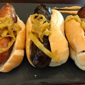 Trio de choripanes