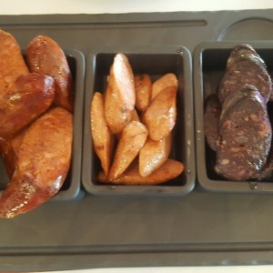 Chorizo argentino, butifarra y morcilla