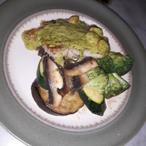 corvina al pesto
