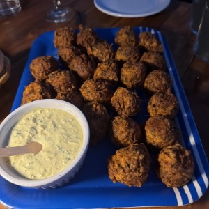 Torrejitqs de pescado