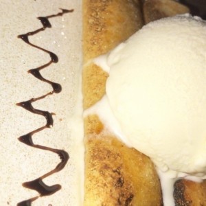 crepe con dulce de leche