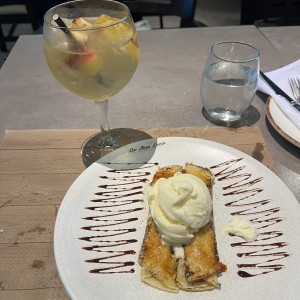 Crepa de dulce de leche