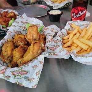 Alitas lemon pepper