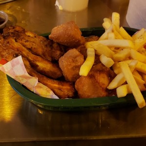 ribs and chicken