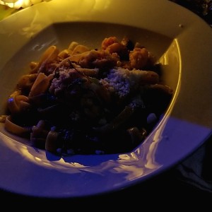 pasta de camaron al funhgi