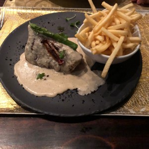 Filete a las 3 pimientas