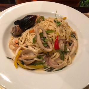 Pasta con Mariscos