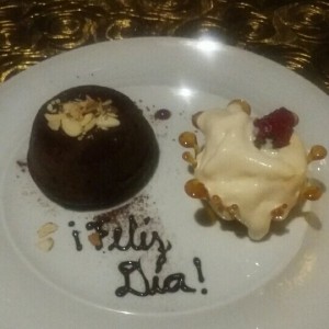 Postres - Fondant de chocolate