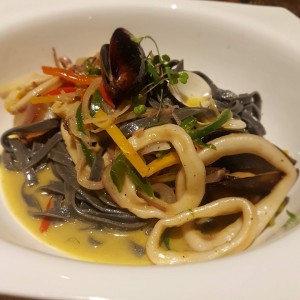 Pasta con mariscos