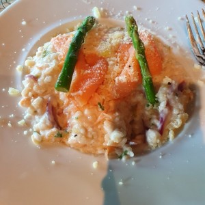 Risotto de salmon