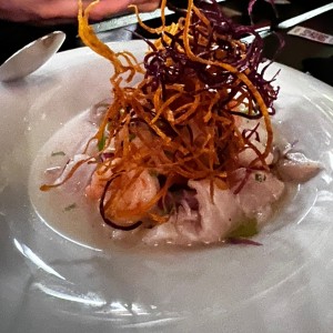 Ceviche de Pescado y Camarona