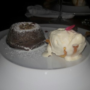 Postres - Fondant de chocolate