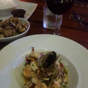 salteado de marisco