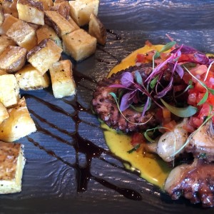 pulpo al grill