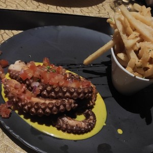 pulpo al grill