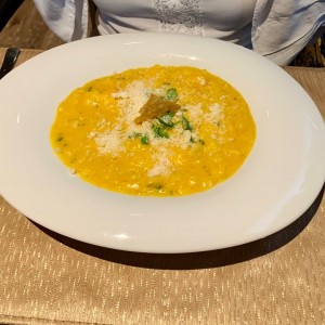 Rissotto de zapallo.  Este plato estaba fenomenal!