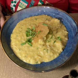 Risotto Zucca E Gamberi. El favorito de mi esposa