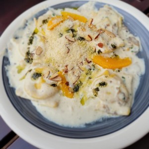 raviolis de salmon