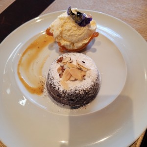 fondant de chocolate
