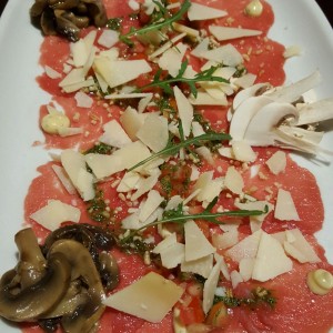 Carpaccio di manzo o filete