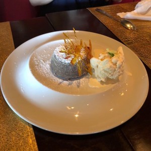 Irresistible fondant de chocolate!