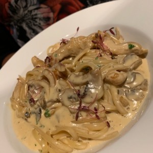 pollo u hongos