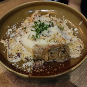 pasta con pollo