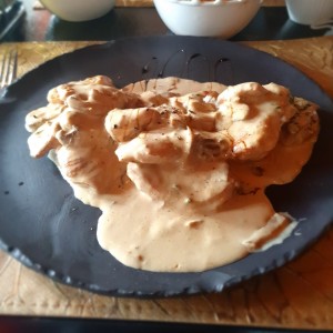 Pollo al funghi