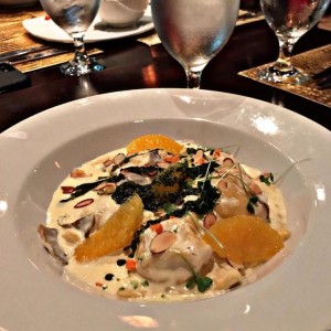 Salmon Raviolli