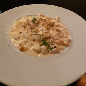 Gnocchi de camote 