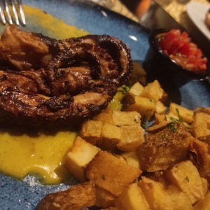 pulpo al grill