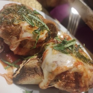 Canelloni de berenjena