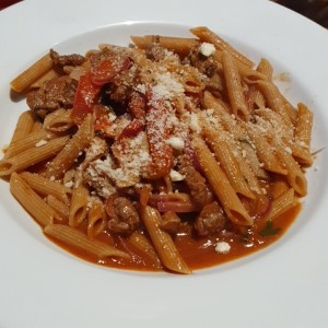 Pasta con filete