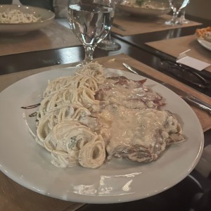 Filete y pasta