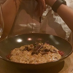 Rissoto Con Homgos y vegetales