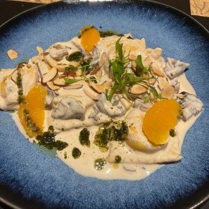 Raviolis de salmon