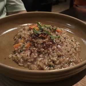 Rissoto de cochinilla