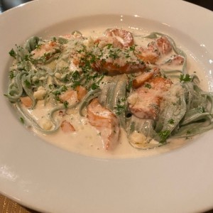 Pasta con Salmon