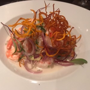 cheviche de camarones